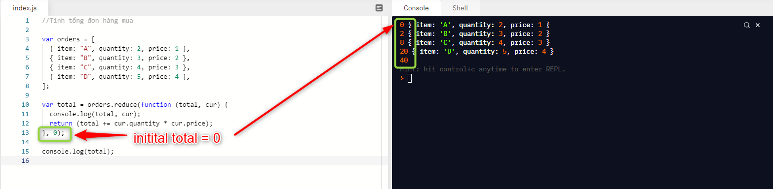 Array.reduce
